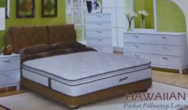 HAWAIIAN POCKET PILLOWTOP LATEX 2